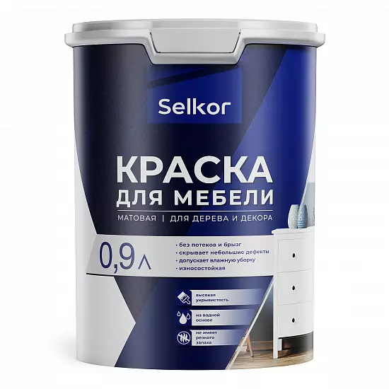 Краска для мебели 0,9 л