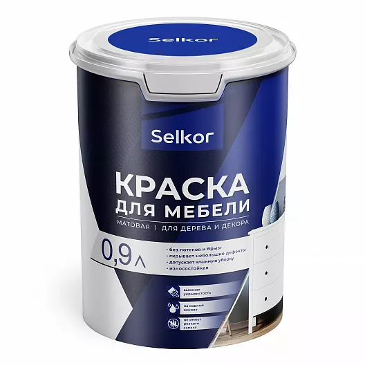 Краска для мебели 0,9 л