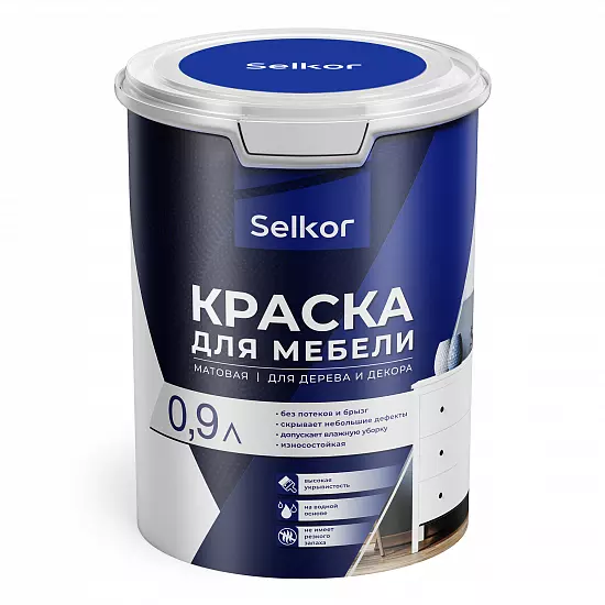 Краска для мебели 0,9 л